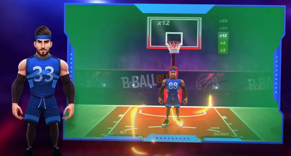 Version démo du jeu B-Ball Blitz.